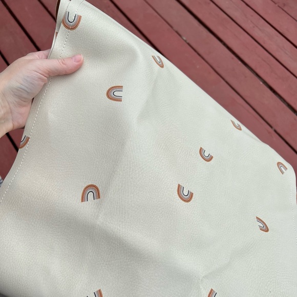 Gathre Table Runner Mat 8 feet ft Tiny Rainbow boho - Picture 4 of 4